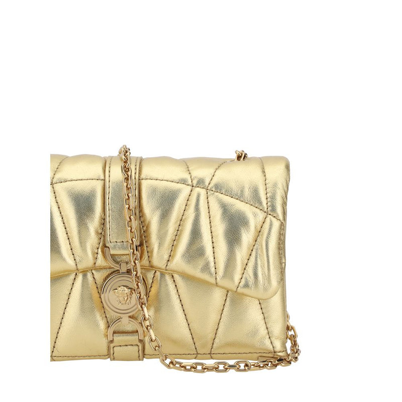 Lambskin Kleio Mini Shoulder Bag Versace