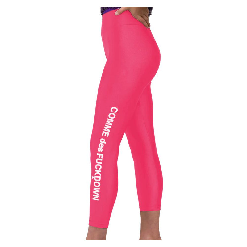 Pink Nylon Jeans & Pant Comme Des Fuckdown