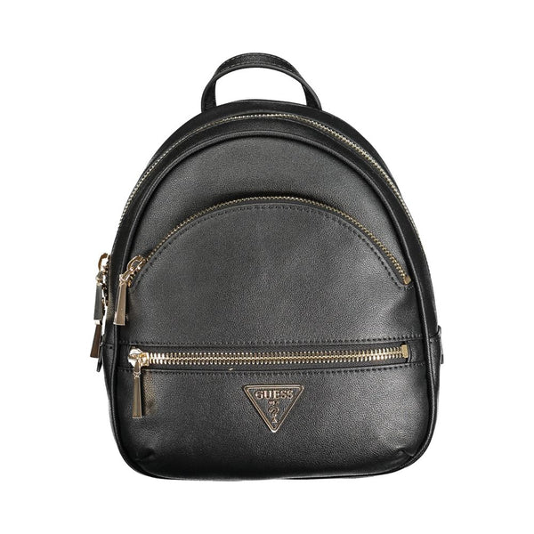 Black Polyethylene Backpack Guess Jeans