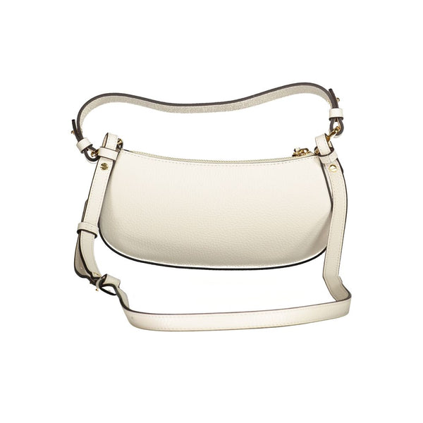 White Leather Handbag Coccinelle