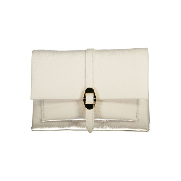 White Leather Handbag Coccinelle