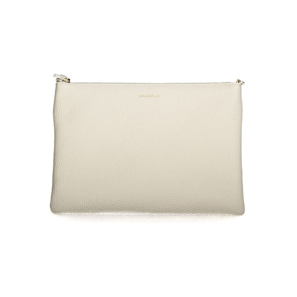 White Leather Handbag Coccinelle