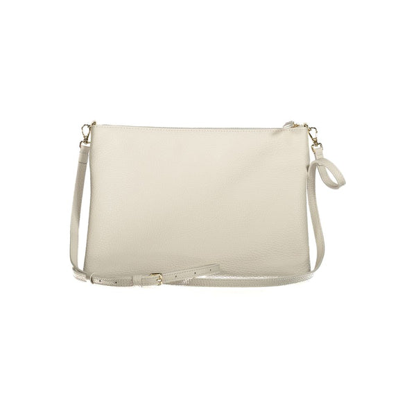 White Leather Handbag Coccinelle