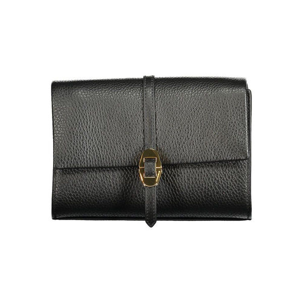 Black Leather Handbag Coccinelle