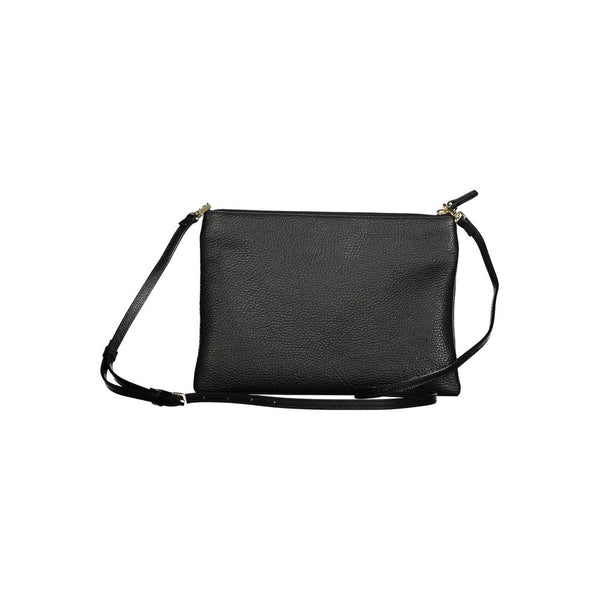 Black Leather Handbag Coccinelle