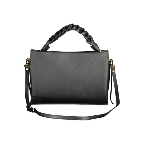 Black Leather Handbag