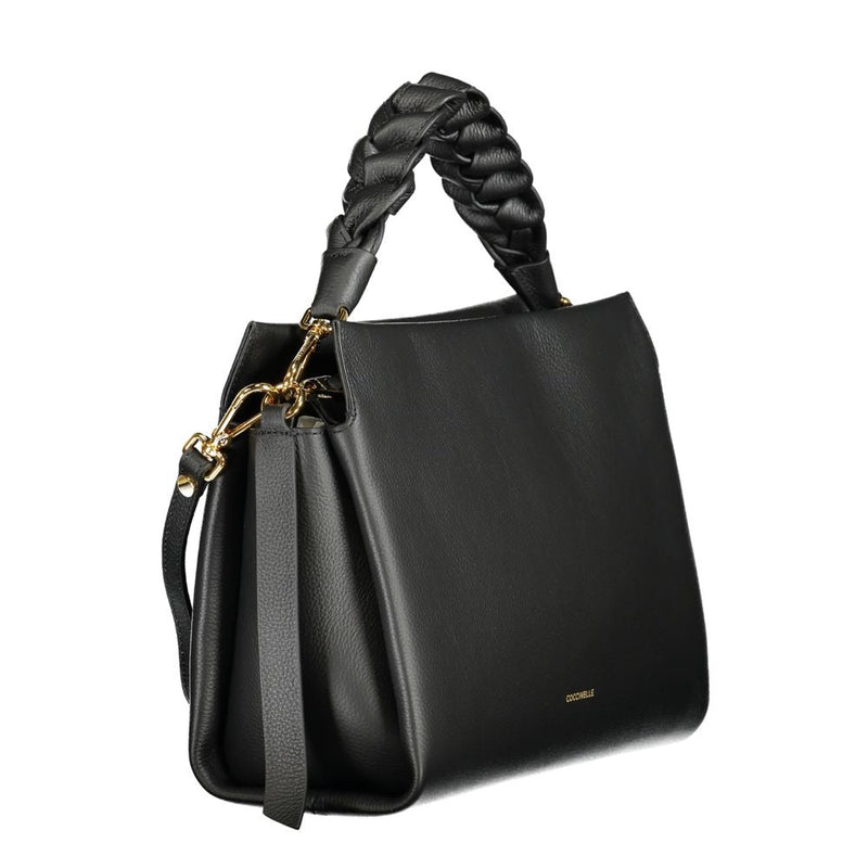 Black Leather Handbag Coccinelle