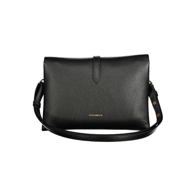 Black Leather Handbag Coccinelle