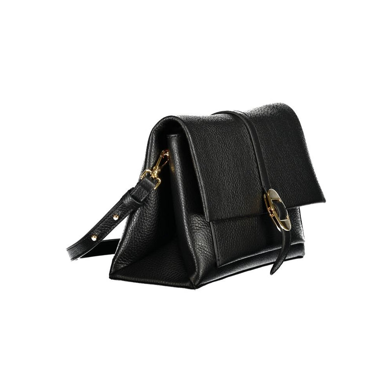 Black Leather Handbag Coccinelle