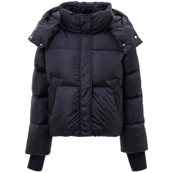 Blue Polyamide Jackets & Coat Add