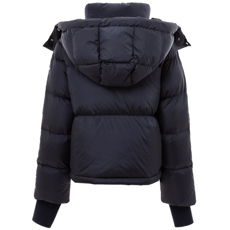 Blue Polyamide Jackets & Coat Add