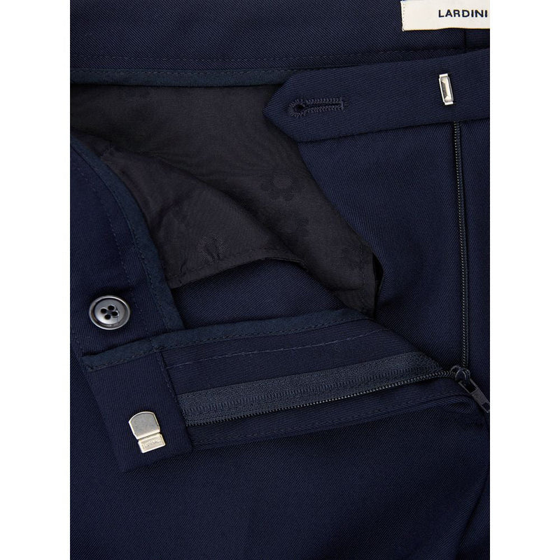 Elegant Blue Wool Pants for Women Lardini