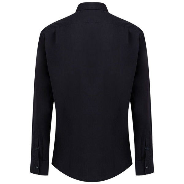 Navy Blue Cotton Shirt Dolce & Gabbana