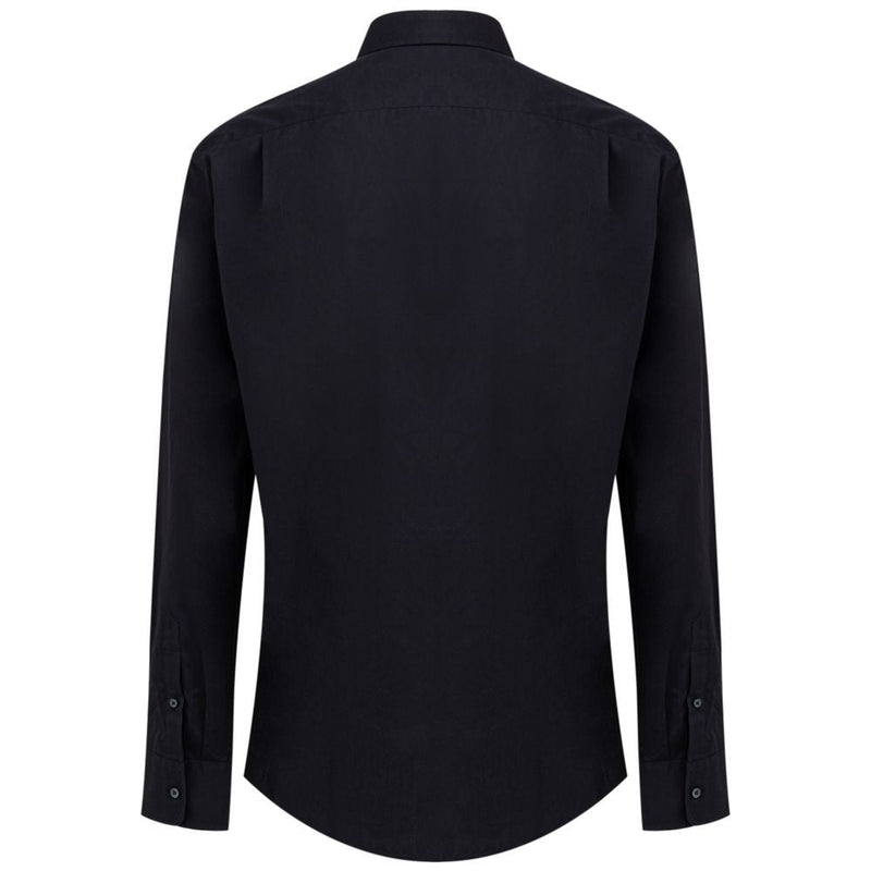 Navy Blue Cotton Shirt Dolce & Gabbana