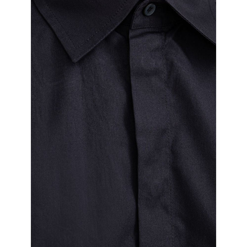Navy Blue Cotton Shirt Dolce & Gabbana
