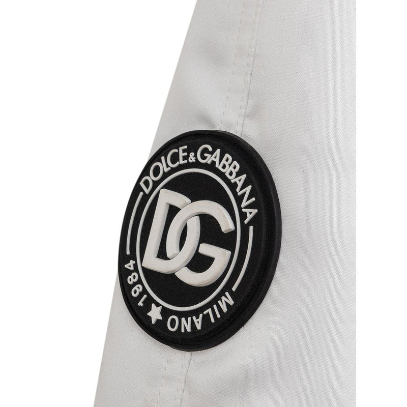 Beige Polyester Jacket Dolce & Gabbana
