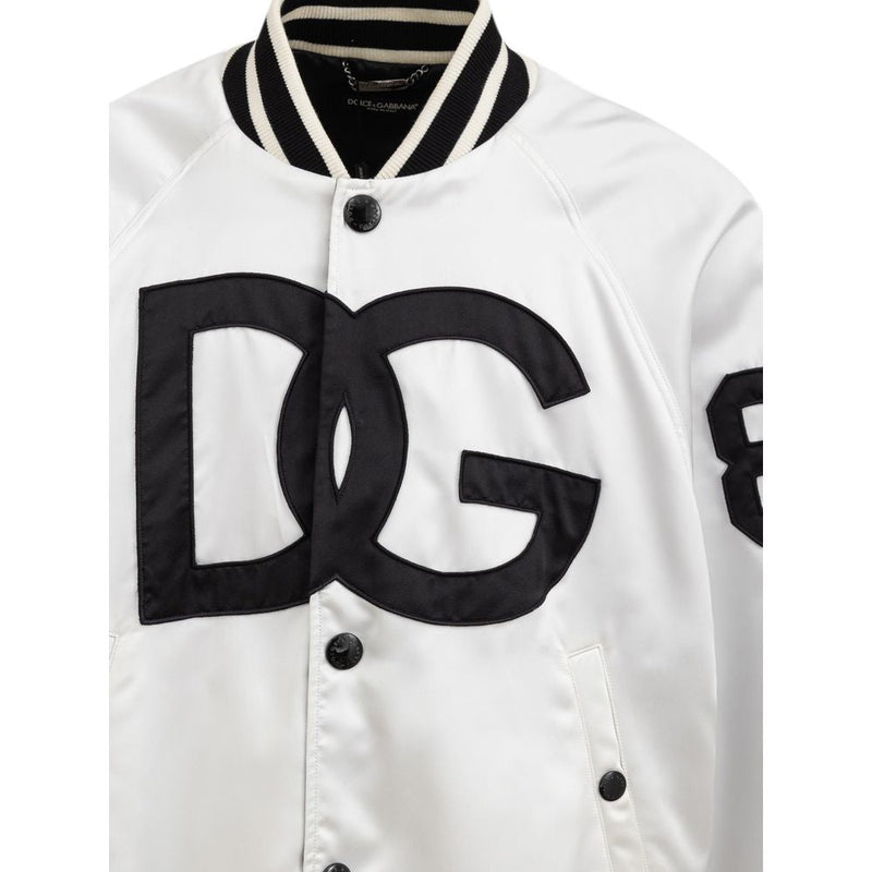 Beige Polyester Jacket Dolce & Gabbana