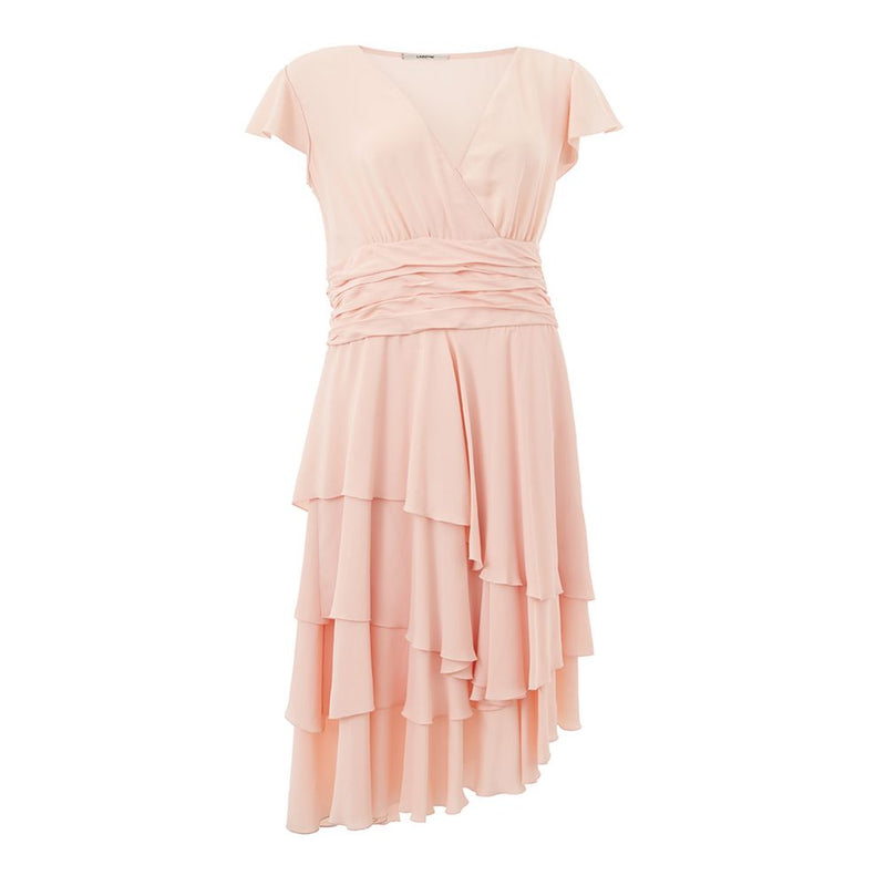 Elegant Pink Acetate Dress Lardini