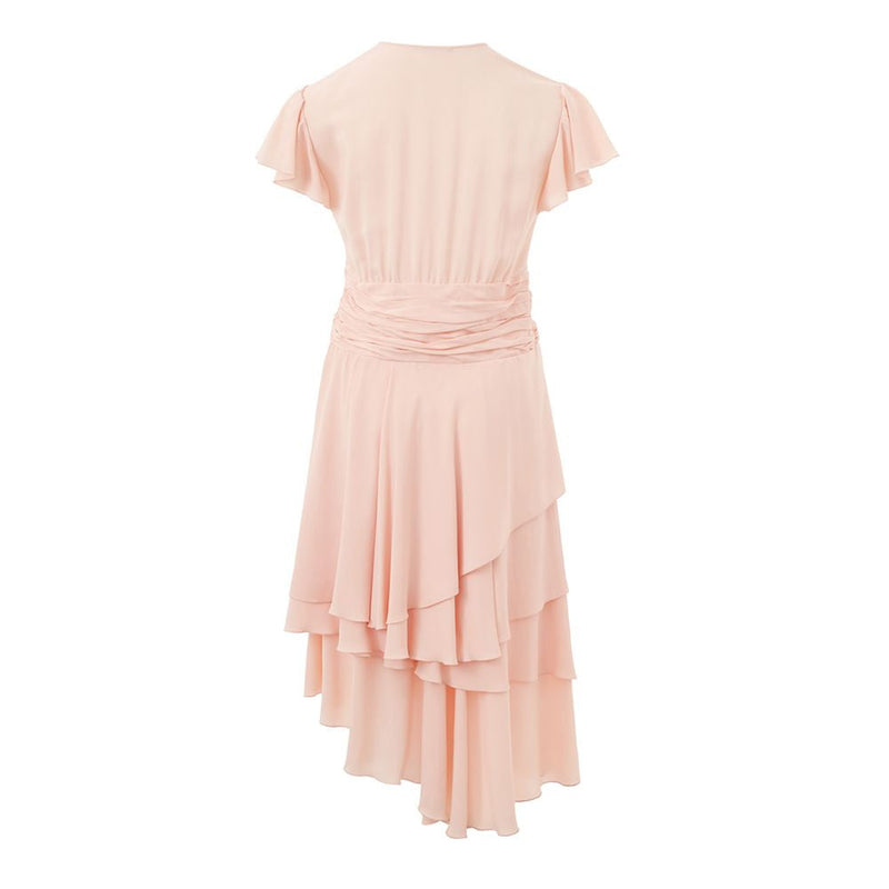 Elegant Pink Acetate Dress Lardini