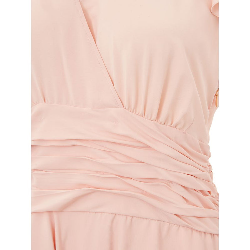 Elegant Pink Acetate Dress Lardini