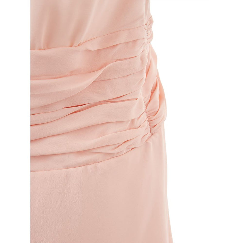 Elegant Pink Acetate Dress Lardini