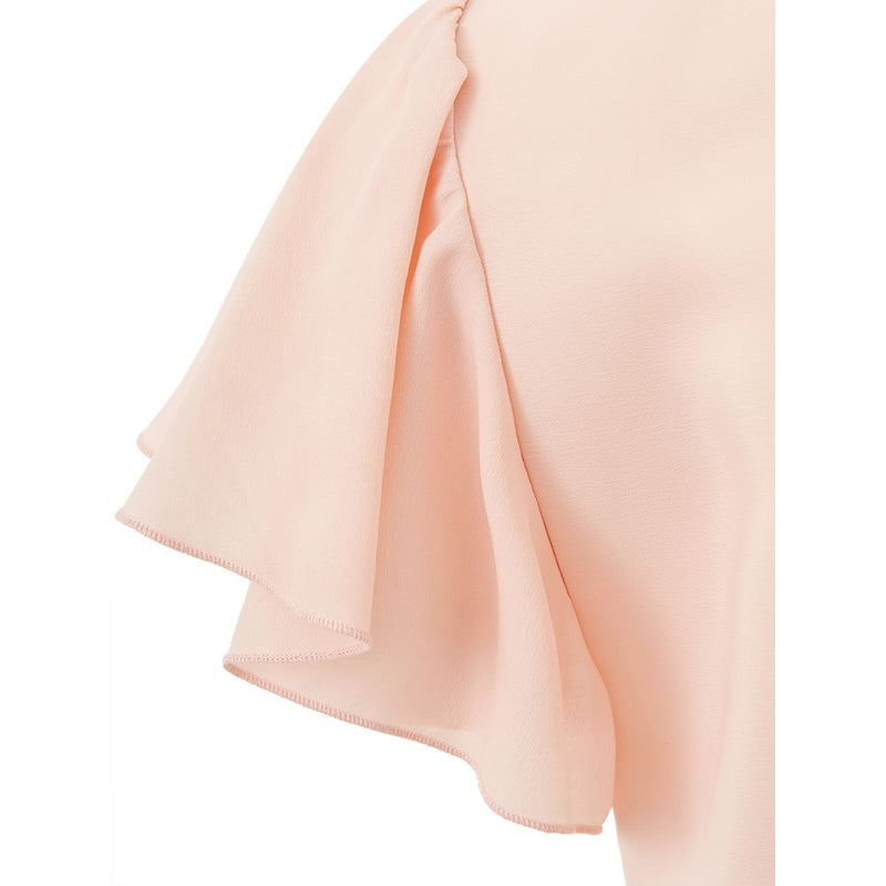 Elegant Pink Acetate Dress Lardini