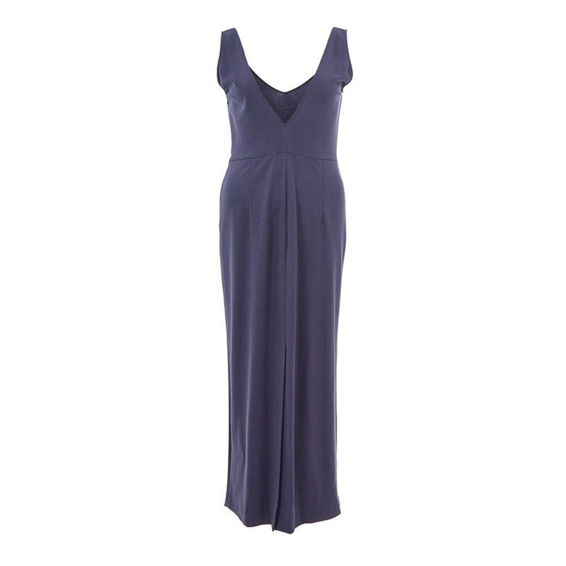 Blue Viscose Dress Lardini