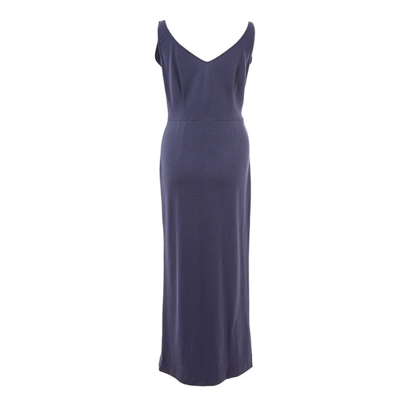 Blue Viscose Dress Lardini