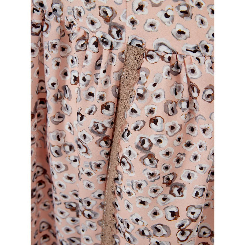 Elegant Pink Acetate Dress for Evening Elegance Lardini