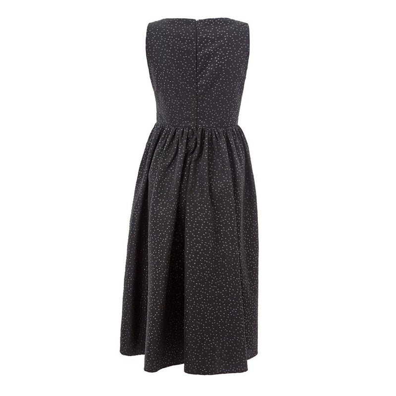 Elegant Black Polyethylene Dress Lardini