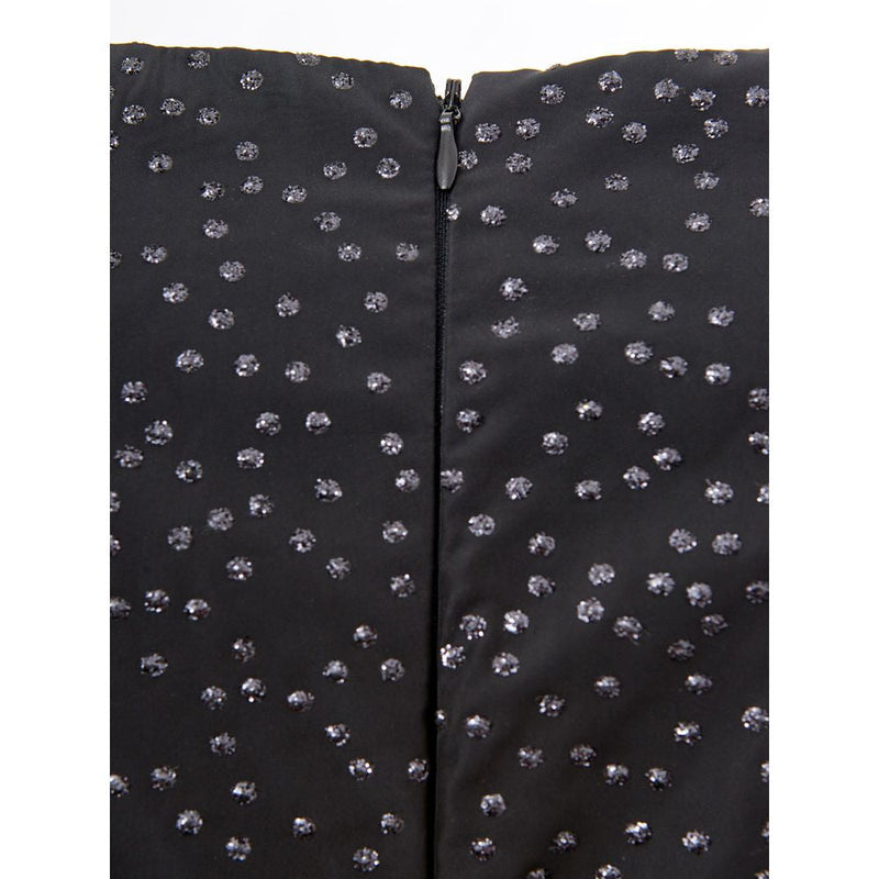 Elegant Black Polyethylene Dress Lardini