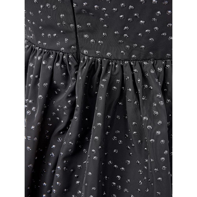 Elegant Black Polyethylene Dress Lardini