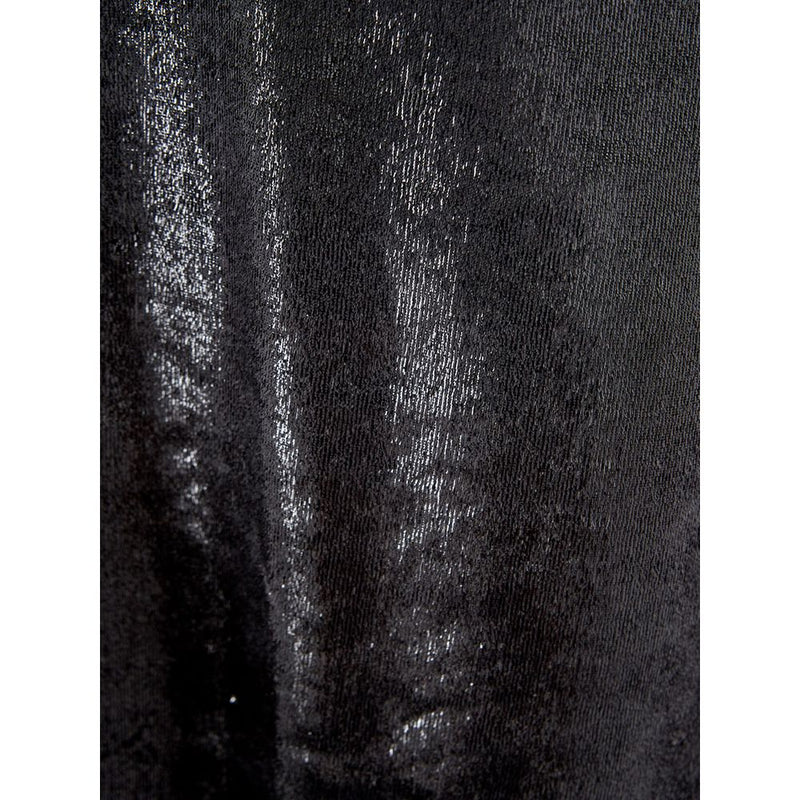 Elegant Polyester Black Dress Lardini