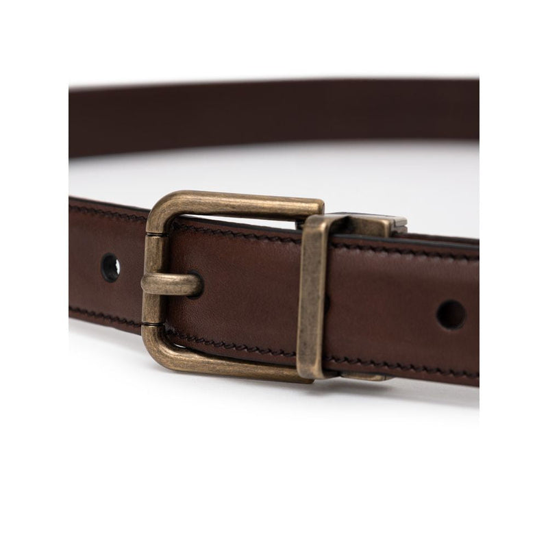 Brown Calfskin Belt Dolce & Gabbana