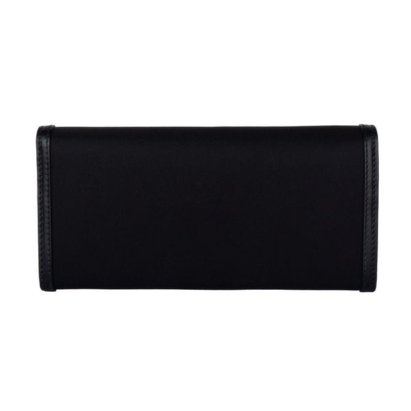 Black Leather Leather Leather Wallet Prada