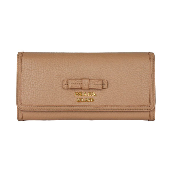 Pink Calfskin Wallet Prada