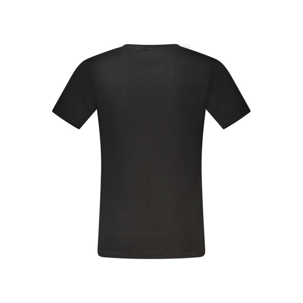 Black Cotton Men T-Shirt Rifle