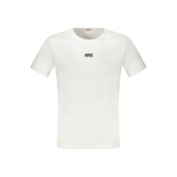 White Cotton Men T-Shirt Rifle