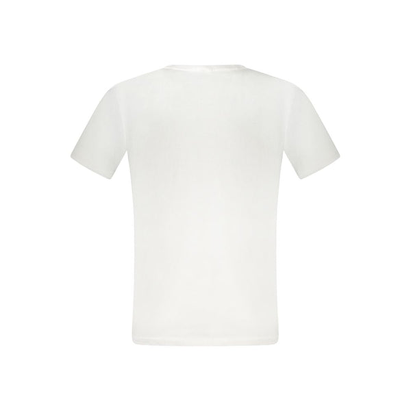 White Cotton Men T-Shirt Rifle