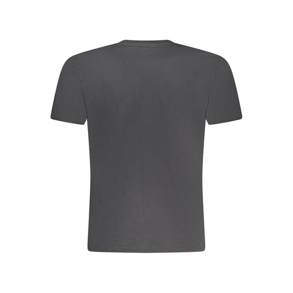 Black Cotton Men T-Shirt Lee