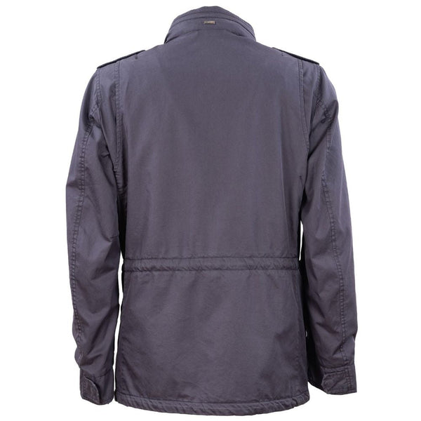 Blue Cotton Jacket Herno