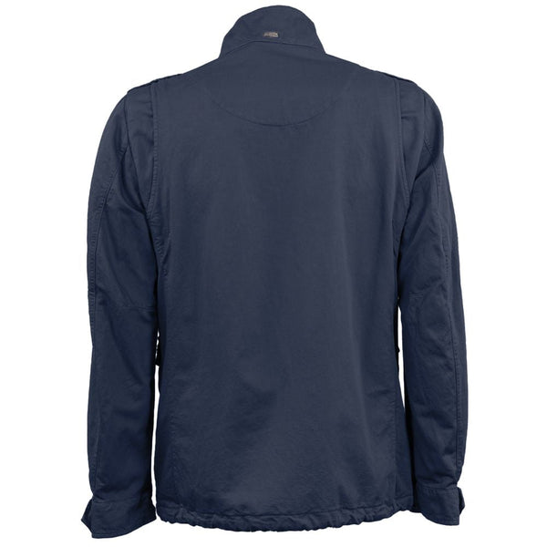 Blue Cotton Jacket Herno