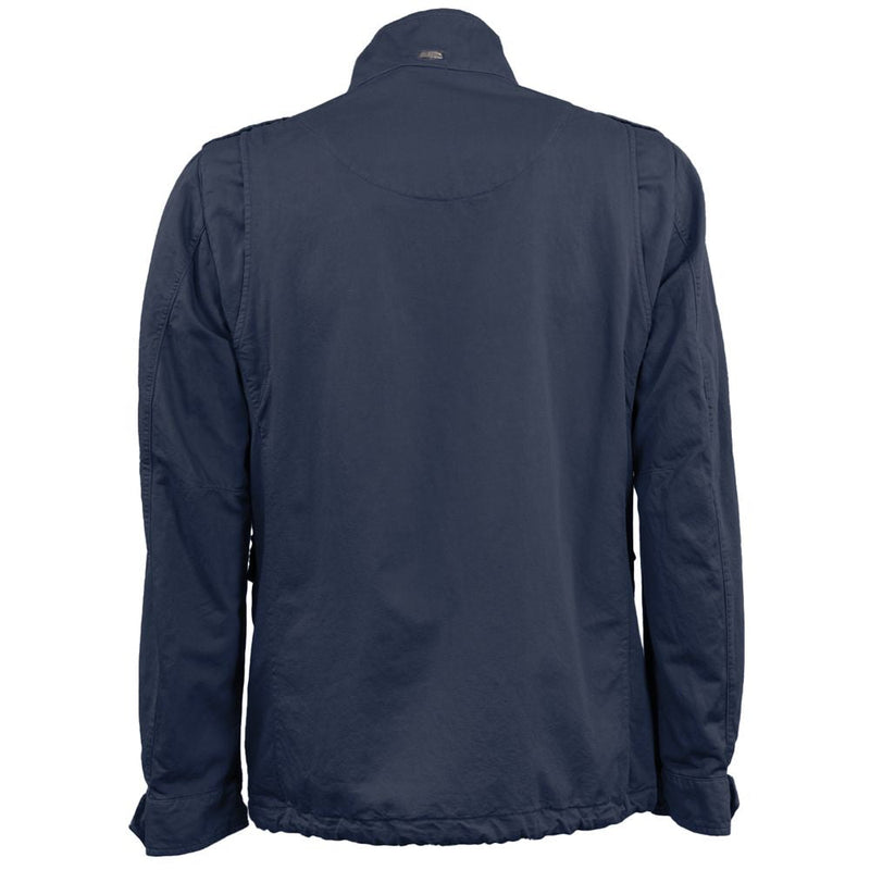 Blue Cotton Jacket Herno