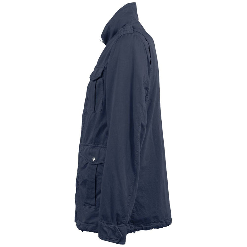 Blue Cotton Jacket Herno