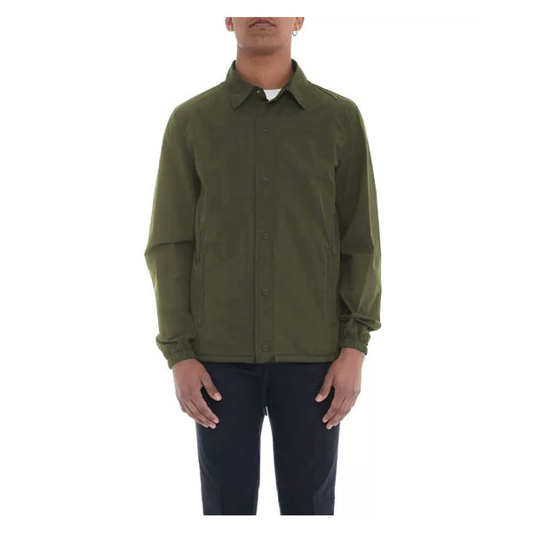 Green Nylon Jacket Herno