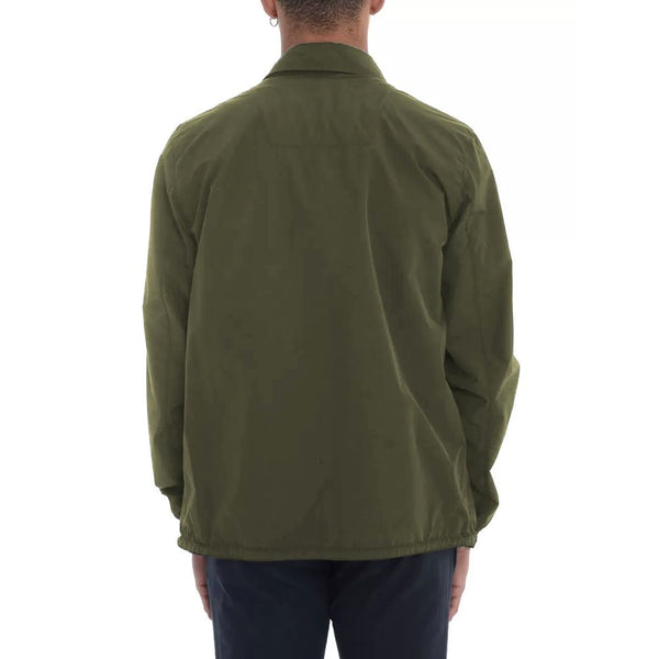 Green Nylon Jacket Herno