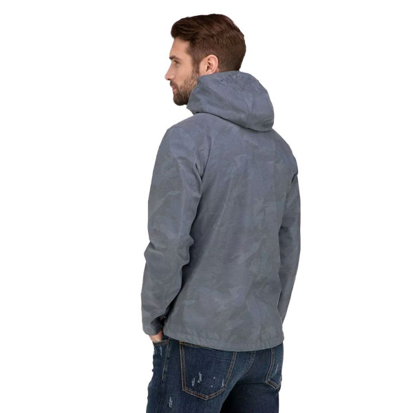 Blue Nylon Jacket Herno