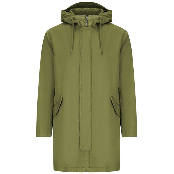 Green Cotton Jacket Herno