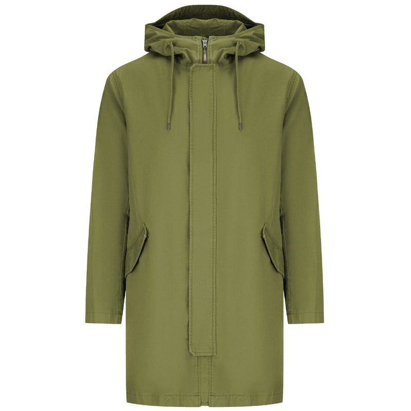 Green Cotton Jacket Herno