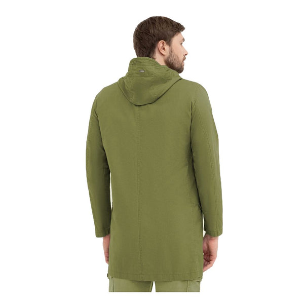 Green Cotton Jacket Herno